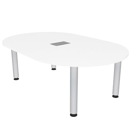 Skutchi Designs 45.25 in W, 71.5 in L, 29 in H, Engineered Wood Top, White H-RAC-4672-PT-09-EL